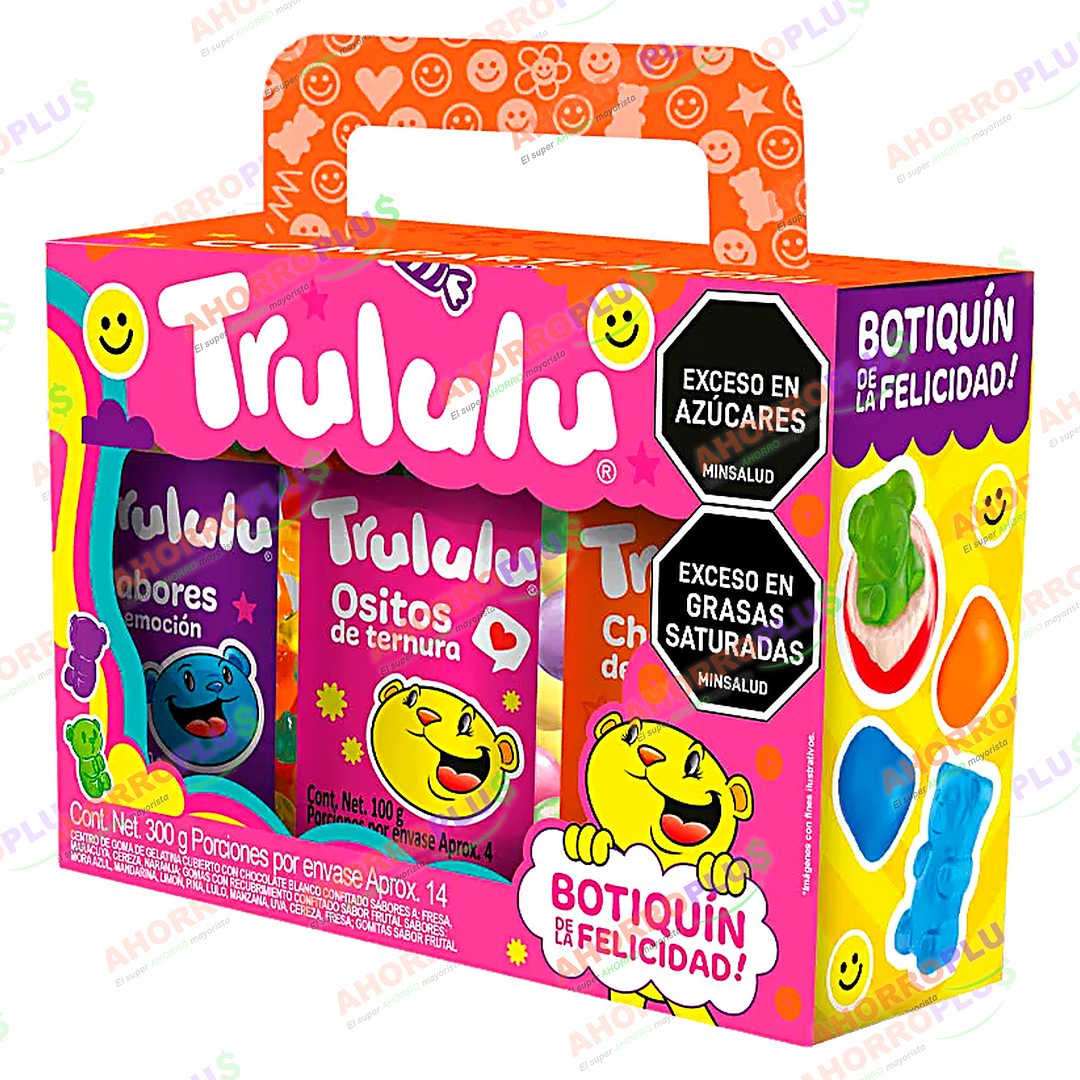 1494-TRULULU-BOTIQUIN-DE-LA-FELICIDAD-300GR-CJ-12 - Mayorista AhorroPlus Mayorista AhorroPlus