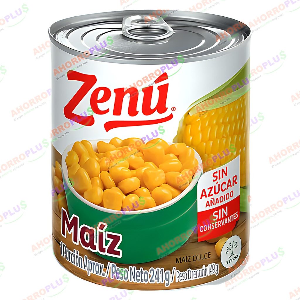 MAIZ DULCE ZENU241GR CJ24   Mayorista AhorroPlus