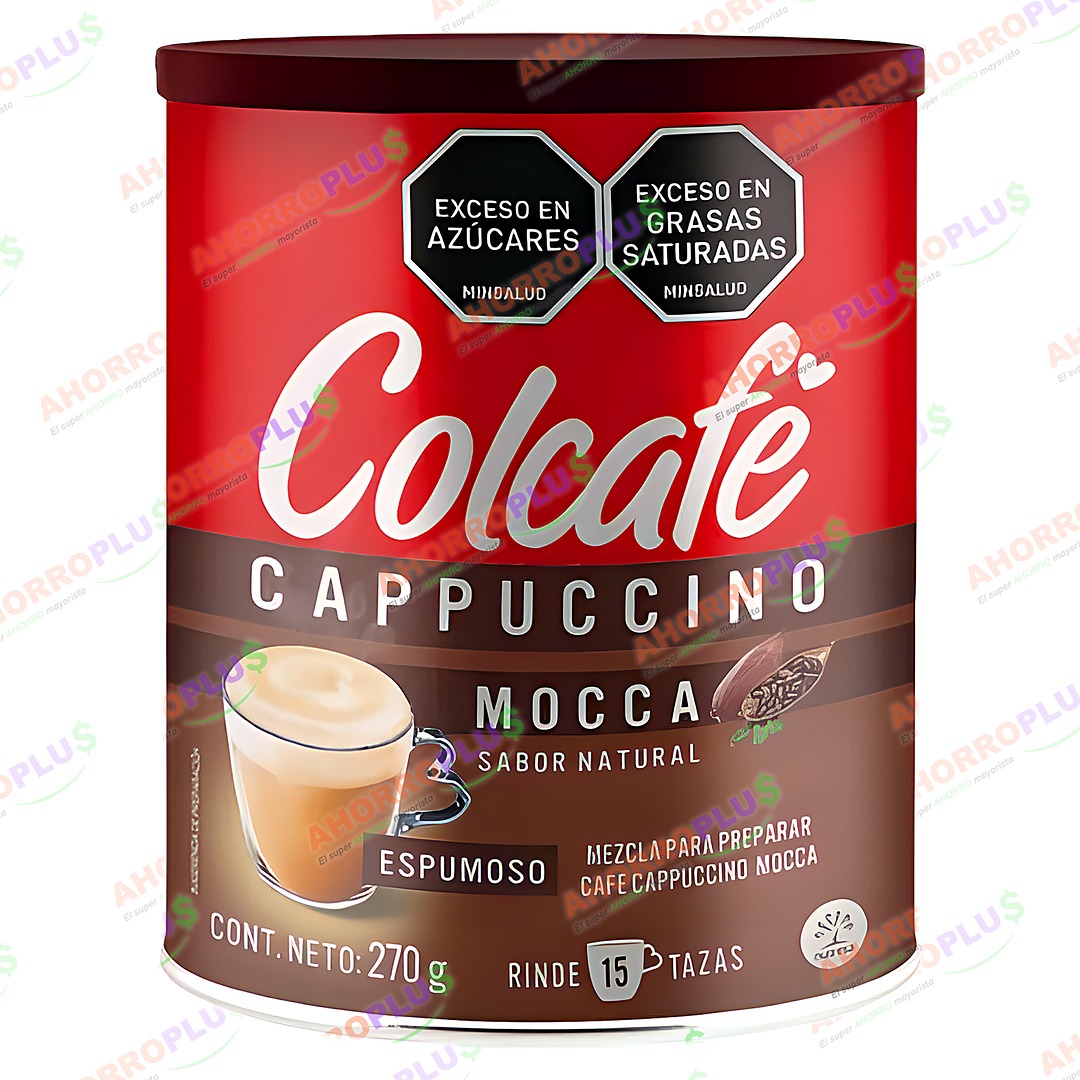 3027-CAFE-COLCAFE-CAPPUCCINO-MOCCA-TARRO-270GR-CJ-12 - Mayorista AhorroPlus Mayorista AhorroPlus