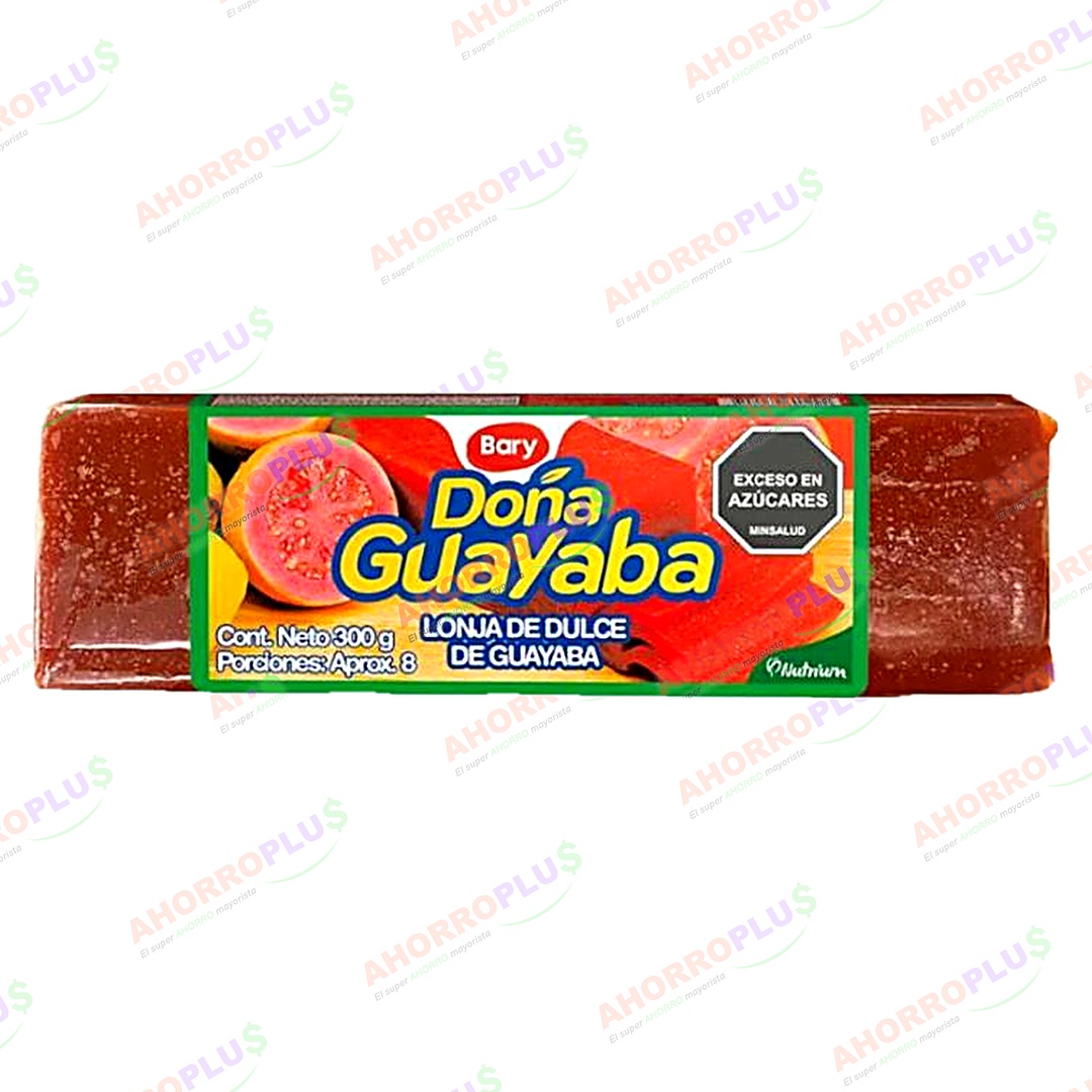 3822-DONA-GUAYABA-BOCADILLO-LONJA-300GR-CJ-24 - Mayorista AhorroPlus Mayorista AhorroPlus