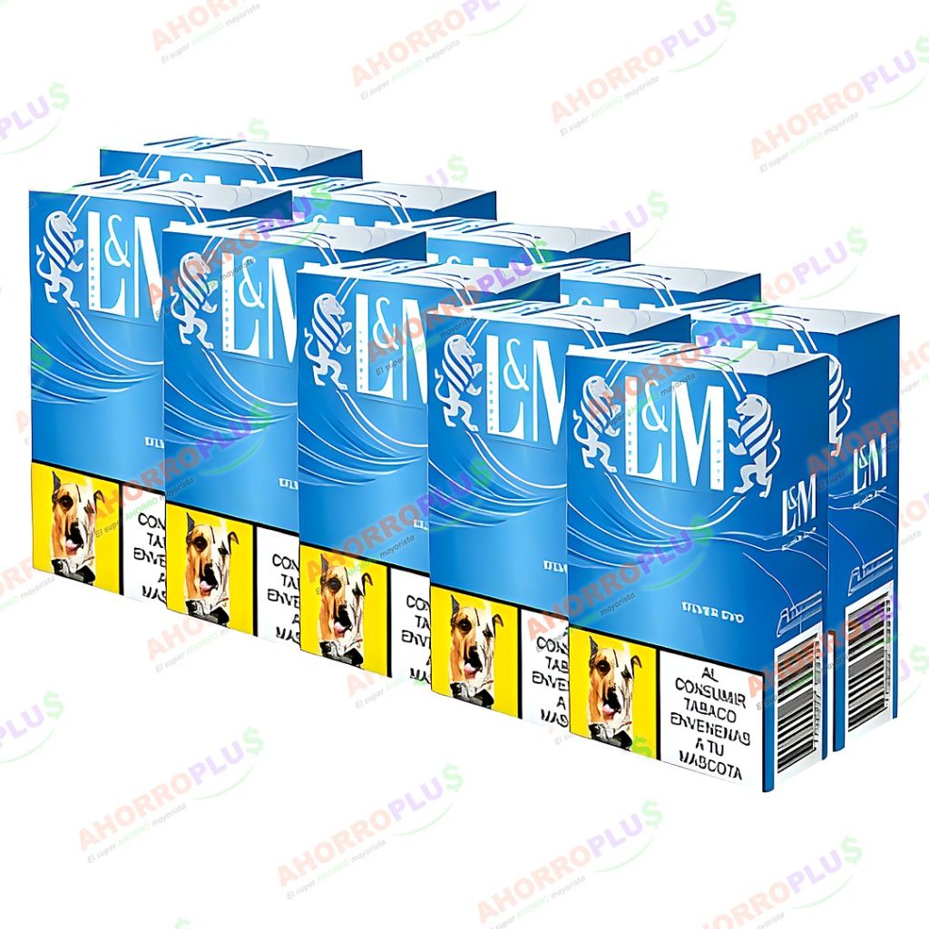 CIGARRILLO L&M SILVER PAQUETE*10 CAJETILLAS CJ*60