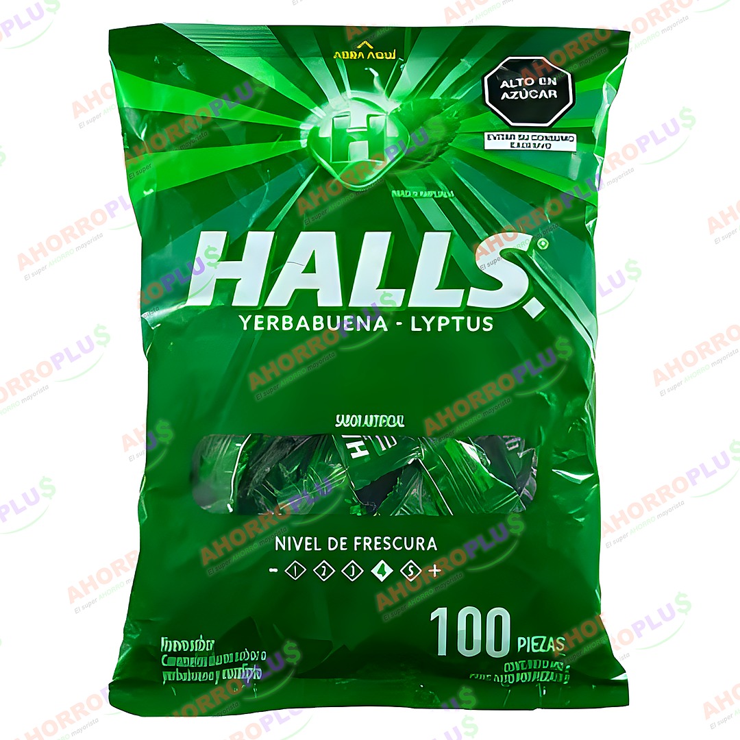 MENTA HALLS PEPA SYERBABUENA CJ30 - Mayorista AhorroPlus MENTA HALLS PEPA SYERBABUENA CJ30 Mayorista AhorroPlus