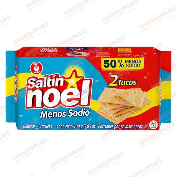 GALLETA SATIN NOEL MENOS SODIO *2 TACOS CJ*24